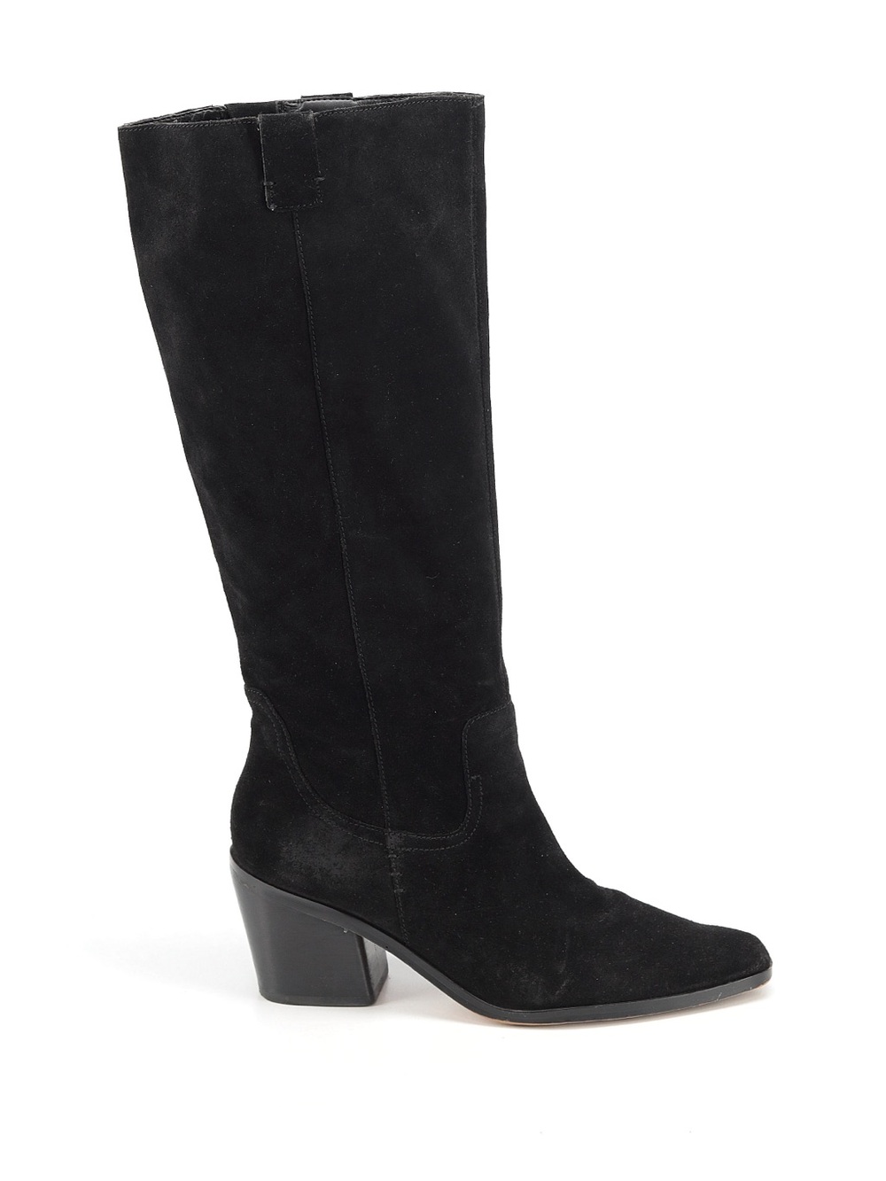 Black Suede Knee-High Women's Boots from 27 Edit